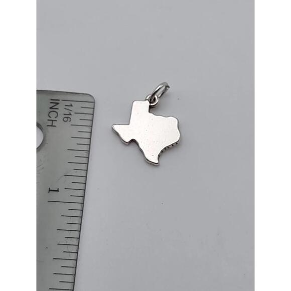 James Avery Retired Texas State Map Charm 925 Silver 2.11g - Picture 4 of 5